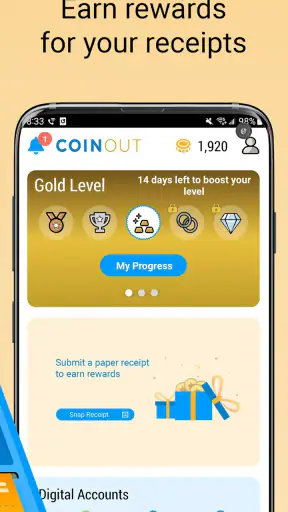 CoinOut: Receipts for Rewards screenshot 2
