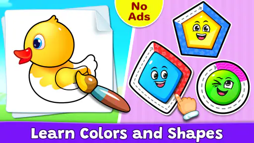 Colors & Shapes: Coloring game screenshot 9
