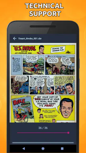 Comic Book Reader (cbz/cbr) screenshot 7