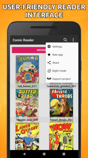 Comic Book Reader (cbz/cbr) screenshot 8