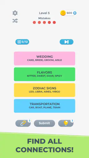 Connections Word Game screenshot 4