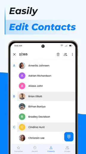 Contacts screenshot 2