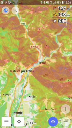 Contour lines plugin — OsmAnd screenshot 5