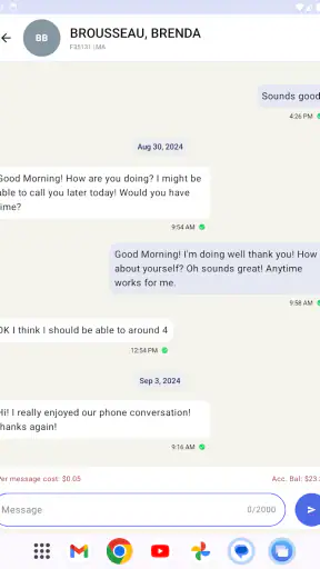 CorrLinks Text Chat screenshot 4