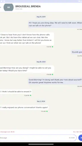 CorrLinks Text Chat screenshot 6