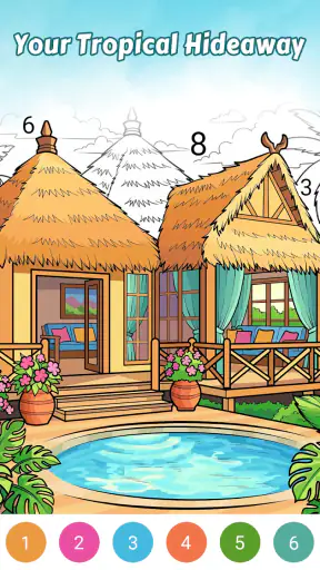 Country Living Color by Number screenshot 8