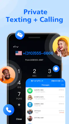 CoverMe - Second Phone Number screenshot 2