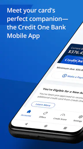Credit One Bank Mobile screenshot 1