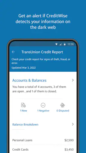 CreditWise from Capital One screenshot 2