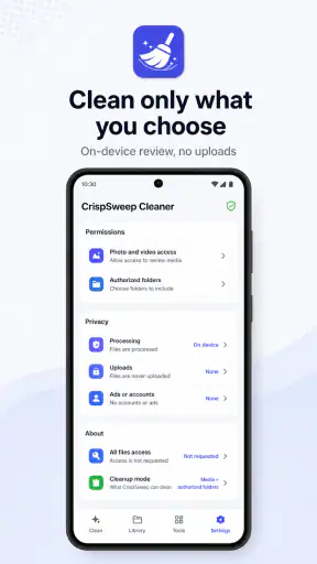 CrispSweep Cleaner screenshot 5