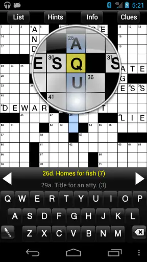 Crosswords screenshot 2