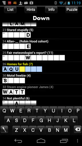 Crosswords screenshot 5
