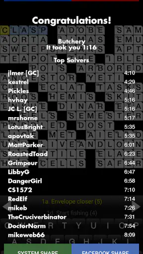 Crosswords screenshot 7