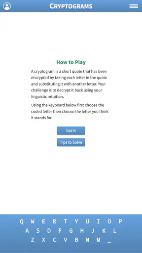 Cryptogram · Cryptoquote Game screenshot 10