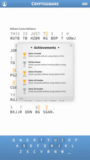 Cryptogram · Cryptoquote Game screenshot 12