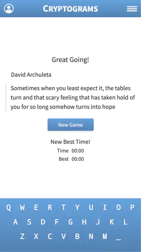 Cryptogram · Cryptoquote Game screenshot 3