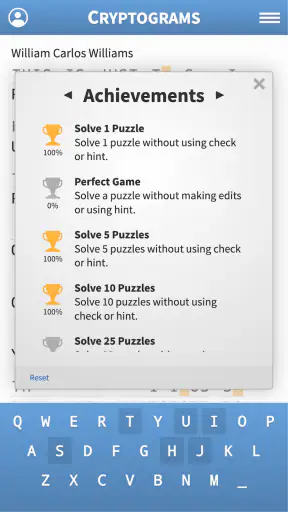 Cryptogram · Cryptoquote Game screenshot 6