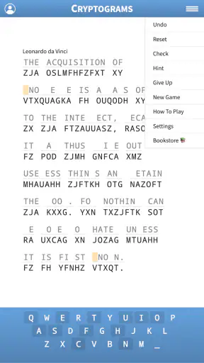 Cryptogram · Cryptoquote Game screenshot 8