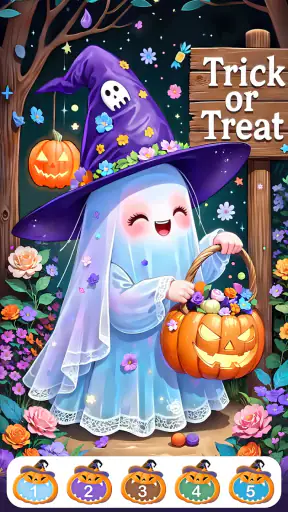 Cute Halloween Color screenshot 11