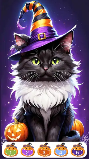 Cute Halloween Color screenshot 2