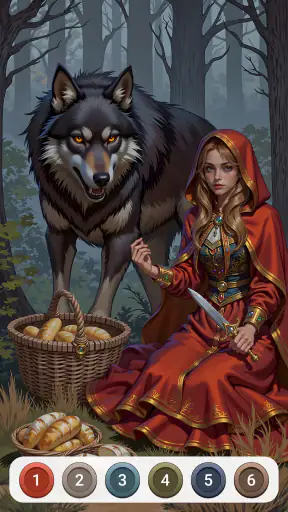 Dark Fairytale Color by Number screenshot 11
