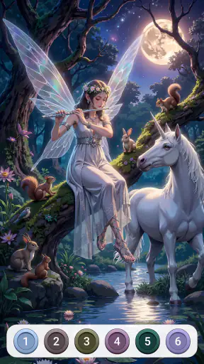 Dark Fairytale Color by Number screenshot 12
