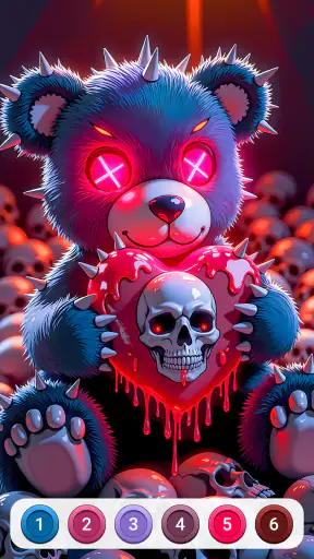 Dark Fairytale Color by Number screenshot 8