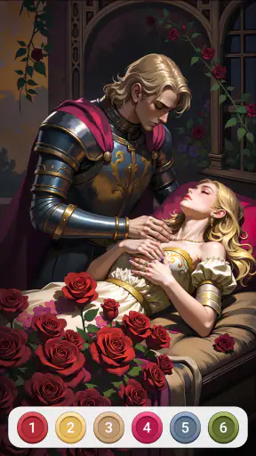 Dark Fairytale Color by Number screenshot 9