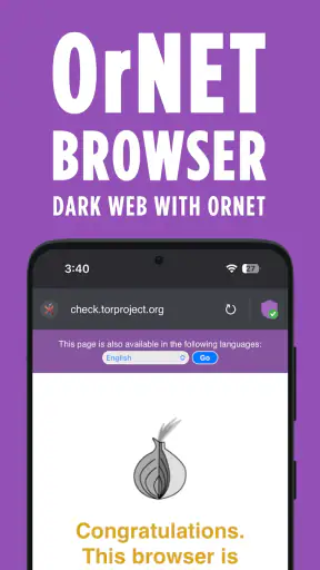 Dark Web Browser : OrNET screenshot 2