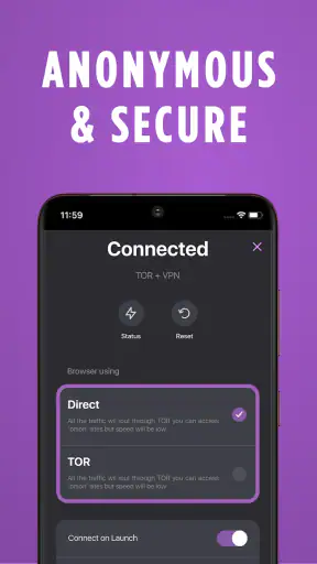 Dark Web Browser : OrNET screenshot 3