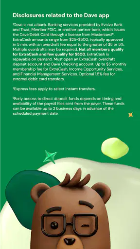 Dave: Credit, Cash & Money App screenshot 6