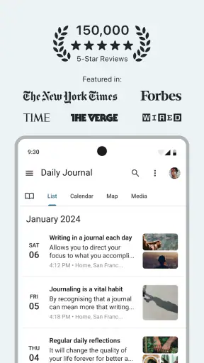 Day One Diary: Daily Journal screenshot 1