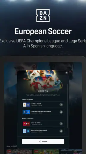 DAZN - Watch Live Sports screenshot 12