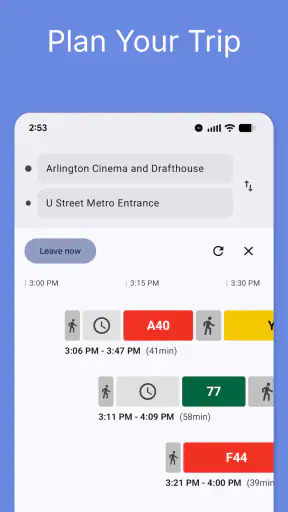 DC Metro & Bus: WMATA Realtime screenshot 2