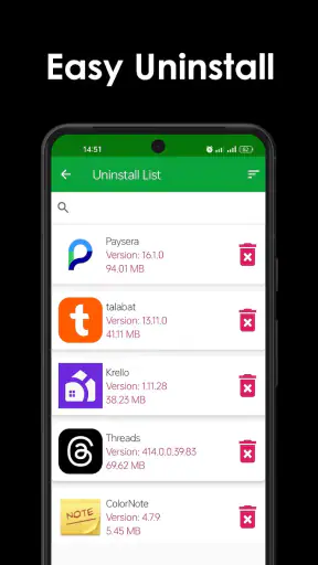 Delete apps - Easy Uninstall screenshot 2
