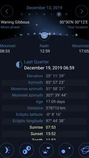 Deluxe Moon - Moon Calendar, P screenshot 3