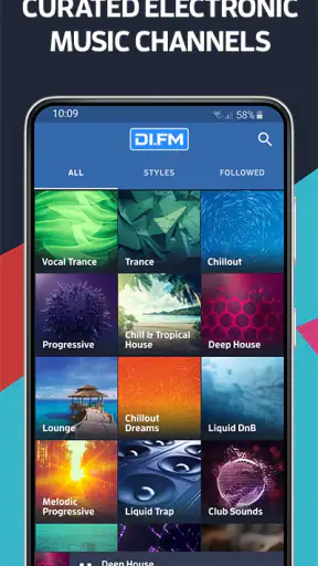 DI.FM: Electronic Music Radio screenshot 1