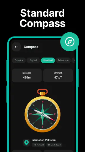 Digital Compass for Android screenshot