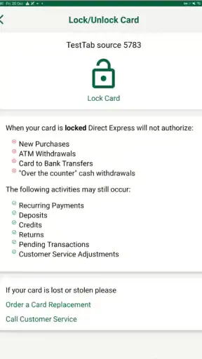 Direct Express® Mobile screenshot 11