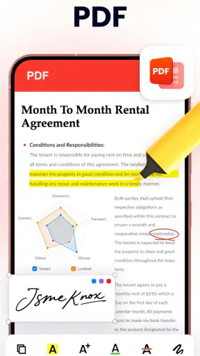 Document Reader - PDF Editor screenshot 2