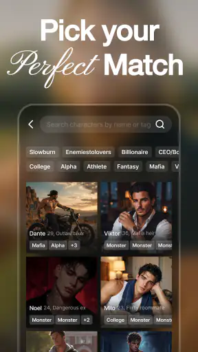 dotdotdot Fantasy AI Boyfriend screenshot 2