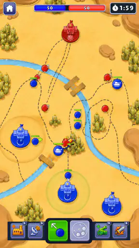 Dots Commander: RTS War screenshot 2