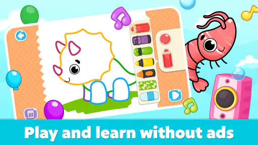 Coloring for Kids: Drawing 2-6 screenshot 10