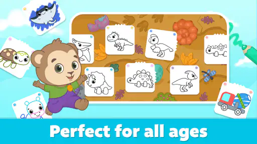 Coloring for Kids: Drawing 2-6 screenshot 5