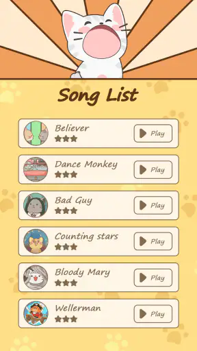 Duet Cats: Music & Meow Game screenshot 2