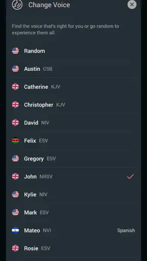 Dwell: Audio Bible screenshot 6