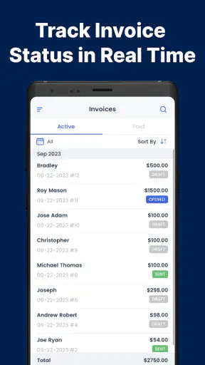 Easy Invoice & Estimates Maker screenshot 5