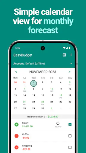 EasyBudget - Budget planning screenshot 3