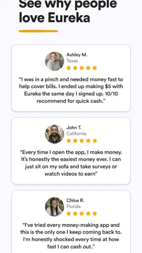 Eureka: Earn money for surveys screenshot 8