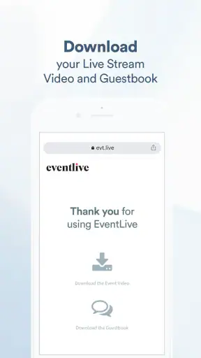 EventLive - Live Stream Events screenshot 8